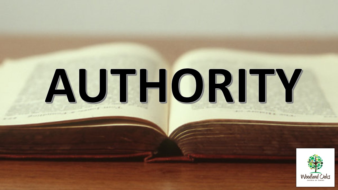 Scripture and Authority