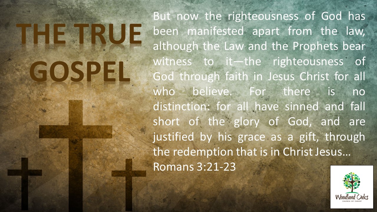 The True Gospel: Two Ways to Be Saved (1 of 2) Image