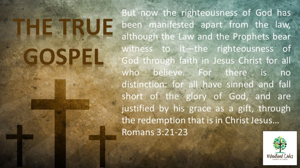 The True Gospel: The Christian’s Relationship to Law (2 of 2)